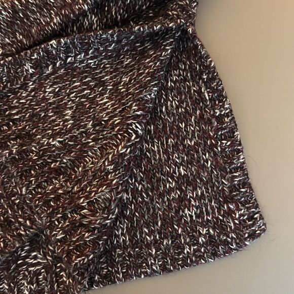 Madewell Woman’s Chunky Knit Tweed Crewneck Sweater with Side Vents. Size XS. - Picture 5 of 8